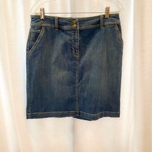 Jones New York Denim Skirt Size 10
